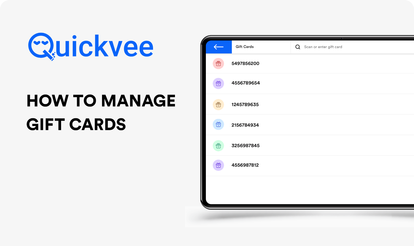 How to Manage Gift Cards